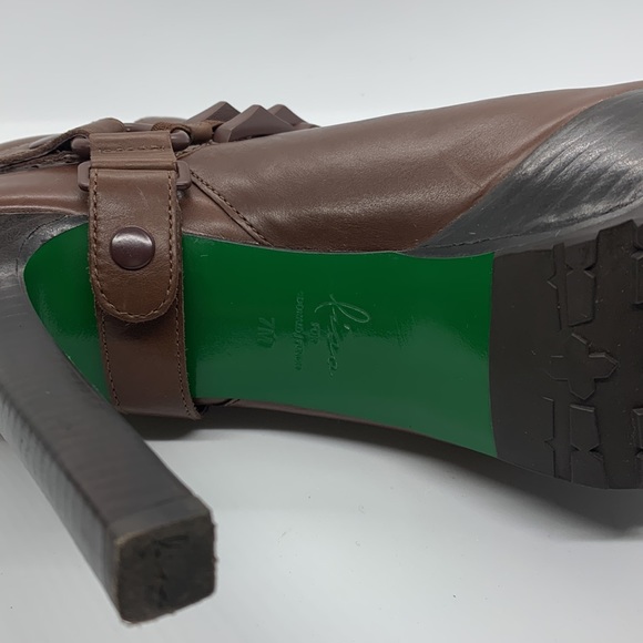 Lisa for Donald J. Pliner | size 7 | platform heels w/ straps & green soles - Picture 16 of 16